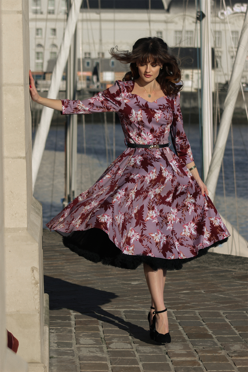 Mariana Floral Swing Dress